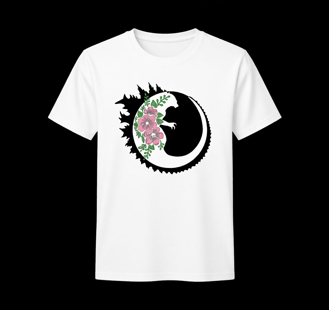 Cherry Blossoms & Godzilla (multi-color)