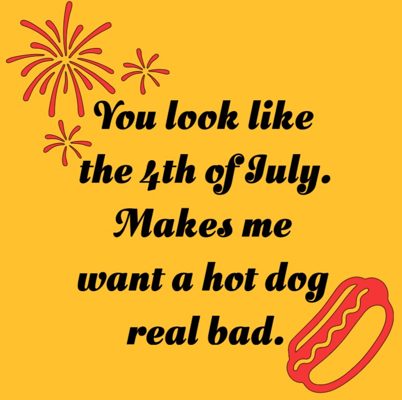 4th of July Hot Dog