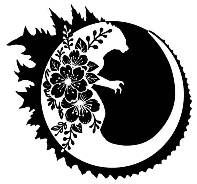 Cherry Blossoms & Godzilla