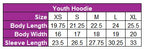SIZE GUIDE_youth hoodie