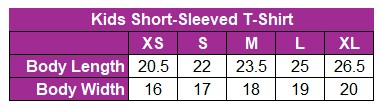 SIZE GUIDE_youth short-sleeve