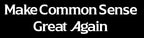 Make Common Sense Great Again
