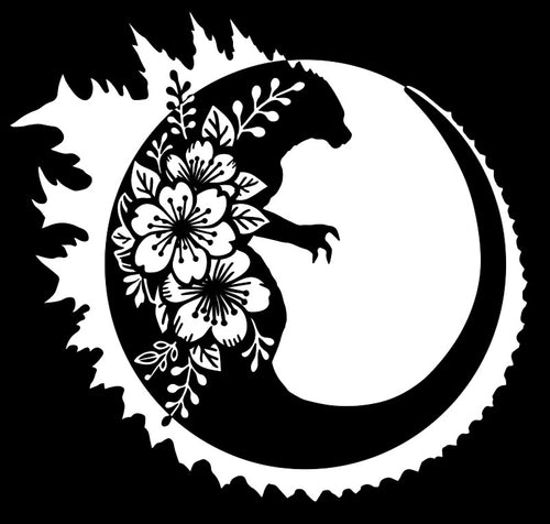 Cherry Blossom & Godzilla
