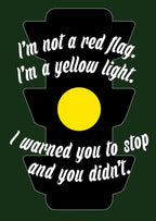 Yellow Light Warning Long-Sleeve T-Shirt