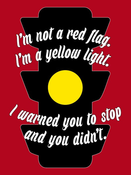 Yellow Light Warning Long-Sleeve T-Shirt