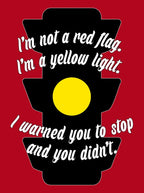 Yellow Light Warning Long-Sleeve T-Shirt