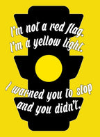 Yellow Light Warning Long-Sleeve T-Shirt