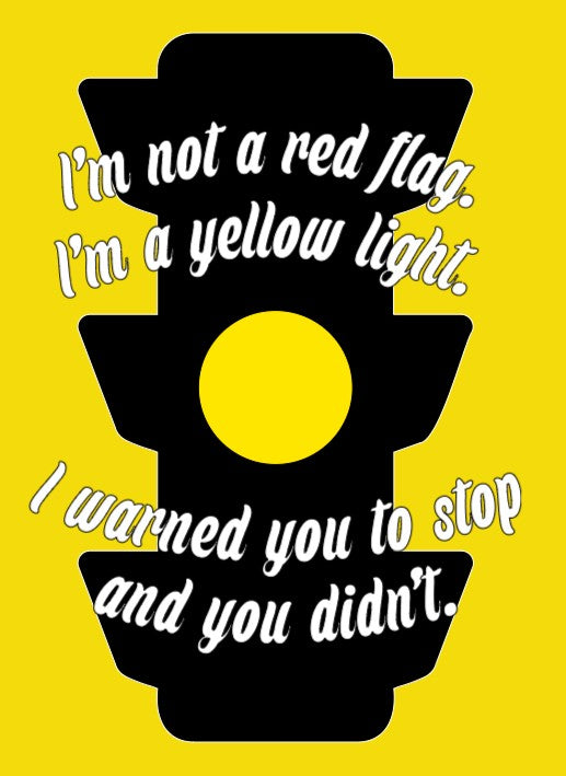 Yellow Light Warning Long-Sleeve T-Shirt