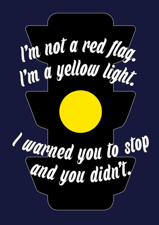Yellow Light Warning Long-Sleeve T-Shirt